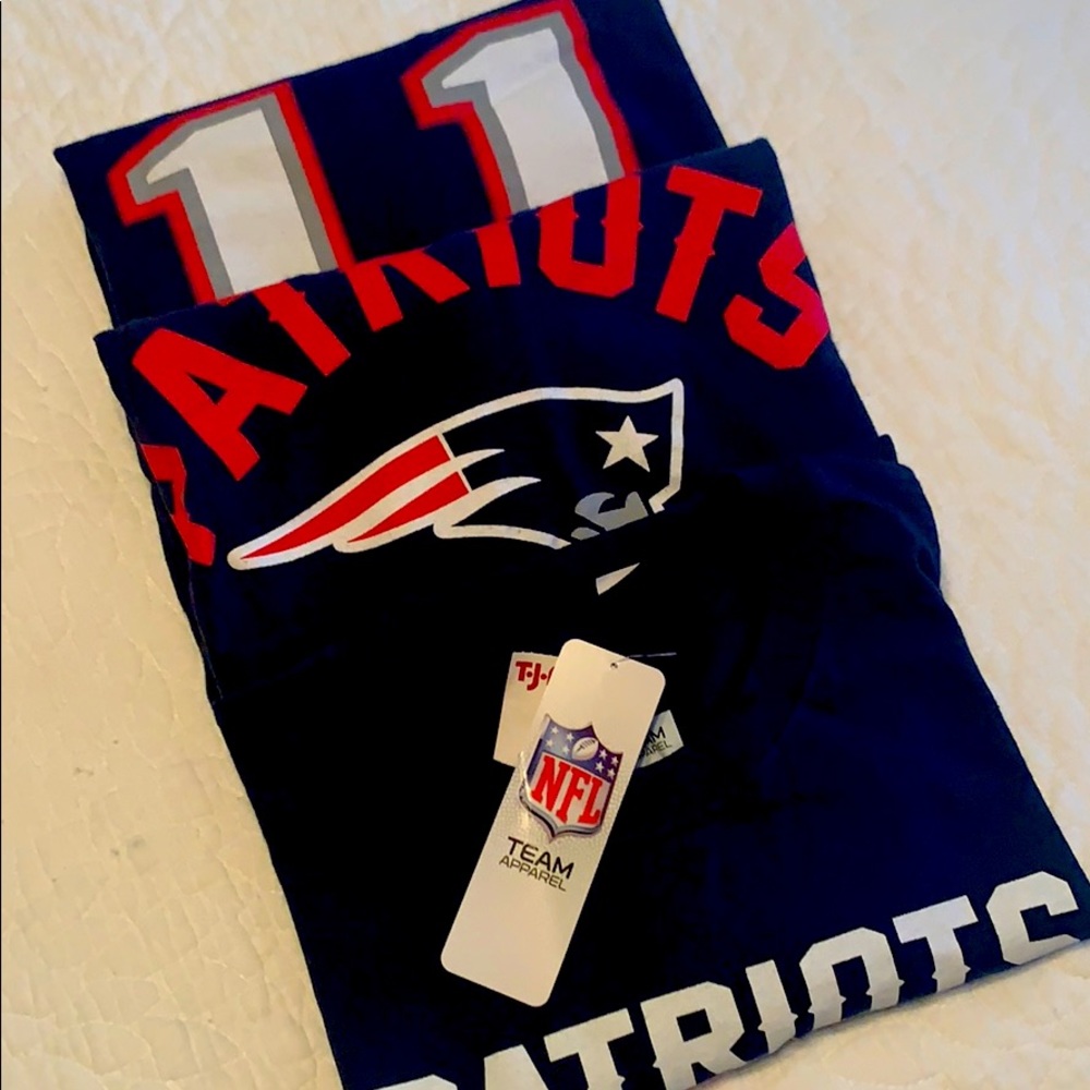 NFL New England Patriots T-Shirt Bundle Sz L